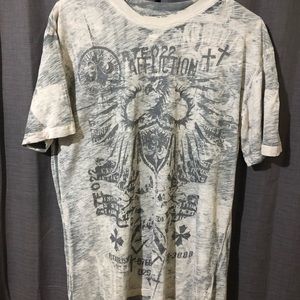 Men’s reversible Affliction shirt